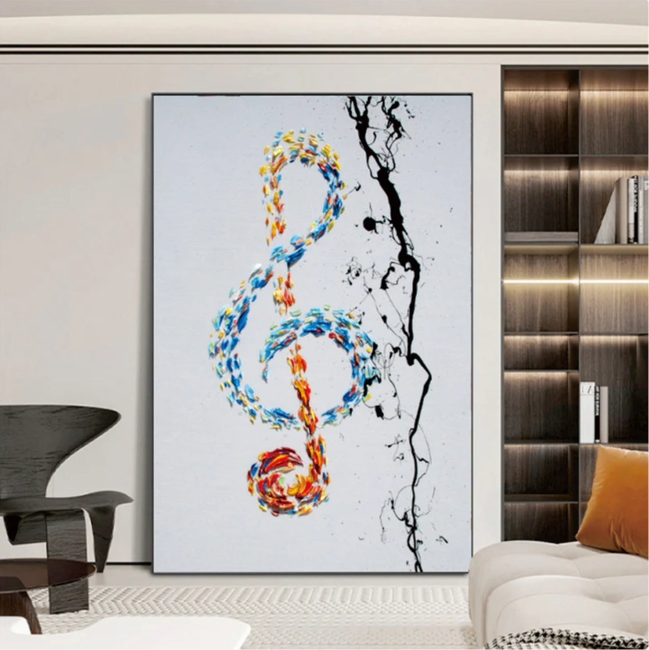 Treble Clef in Colors