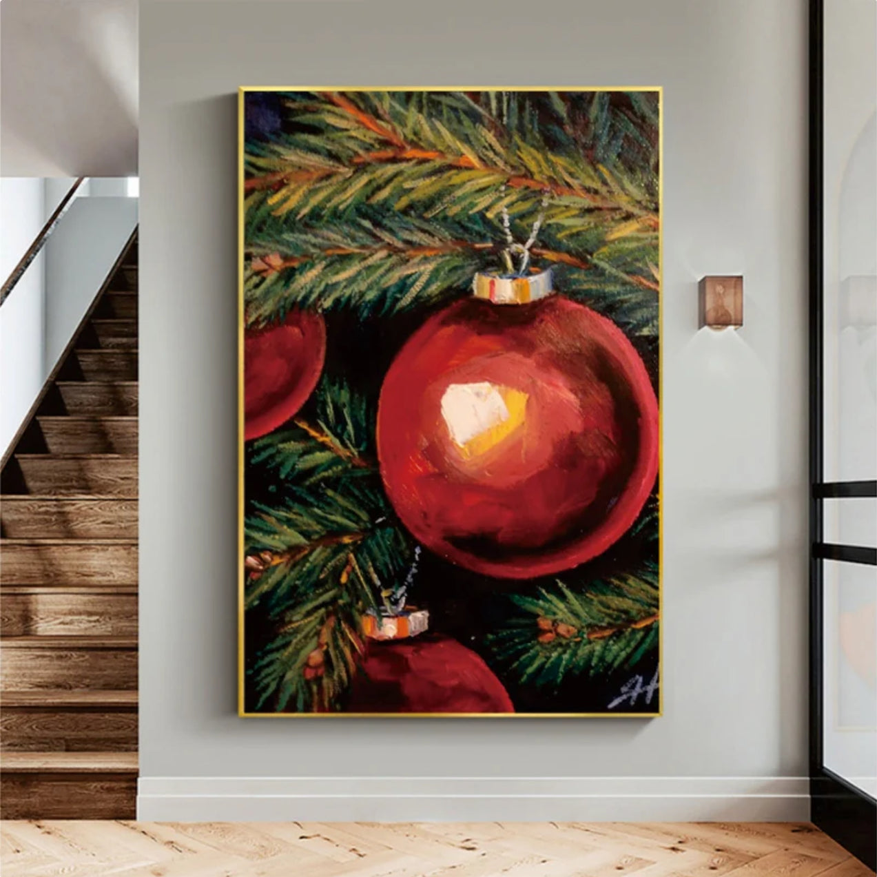 The Red Christmas Bauble