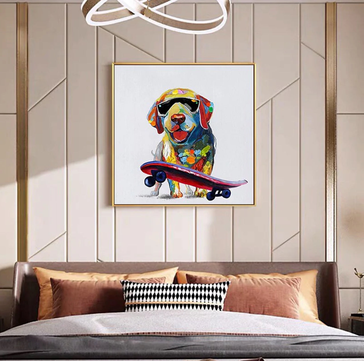 Skate the Pupper in Color