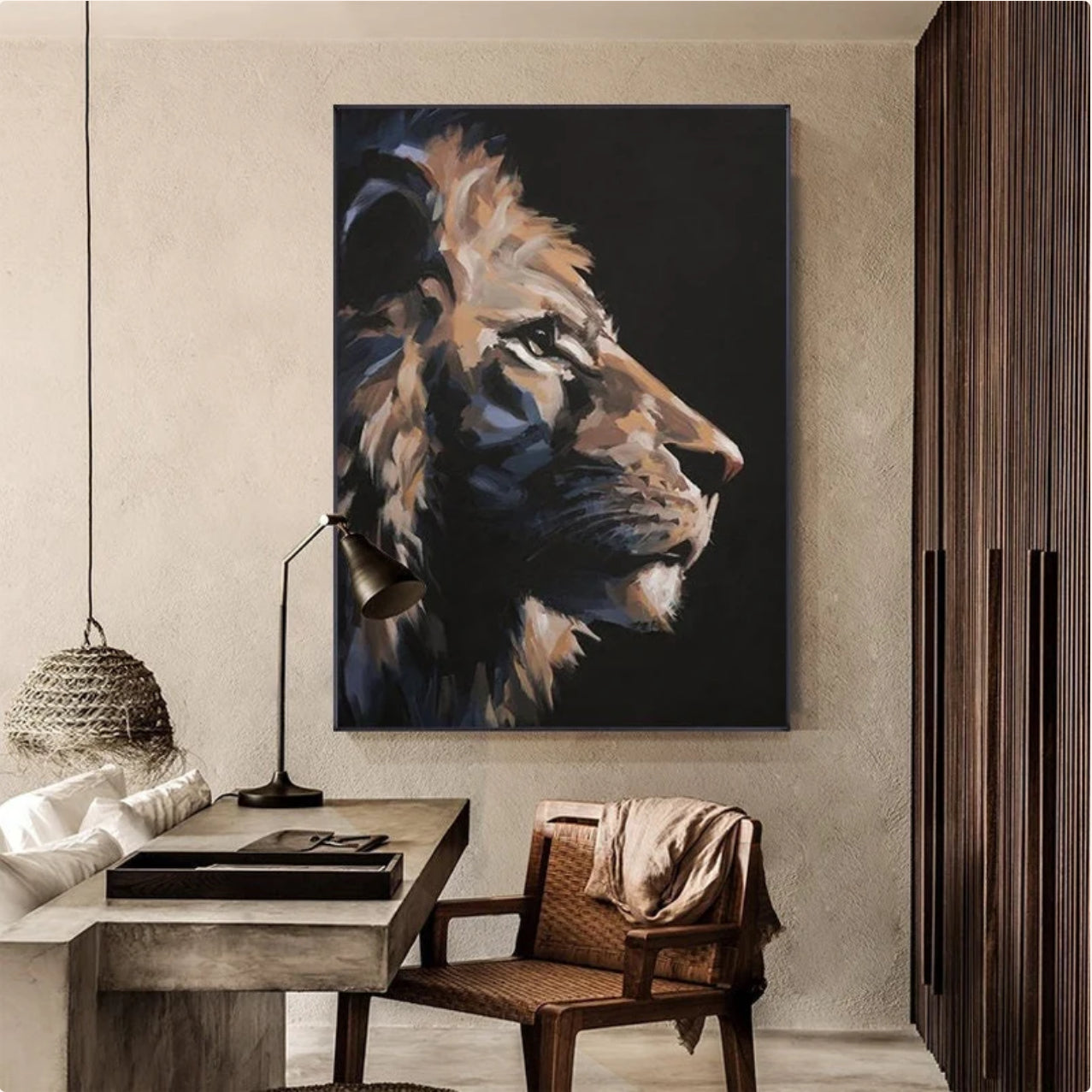 A Lion’s Gaze