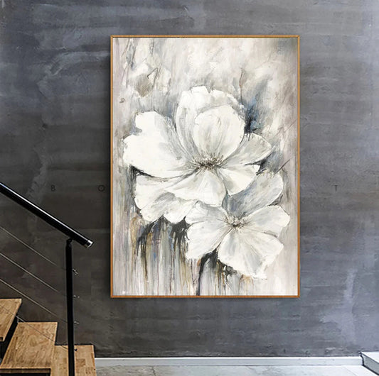 Melancholic White Flowers